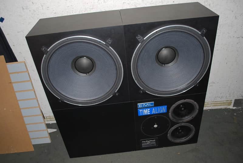 E.M. Long CRM-1TA Time Align Custom Studio Monitor Dual 18" JBL 2245 image 1
