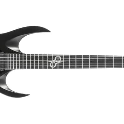 Solar Guitars A1.6FRC Carbon Black Matte Floyd Rose Guitar Stainless Steel Jumbo Frets image 4
