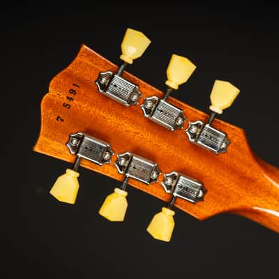 Gibson 1957 Les Paul Standard Murphy Lab Light Aged - Black Sparkle Top / Natural Back image 5