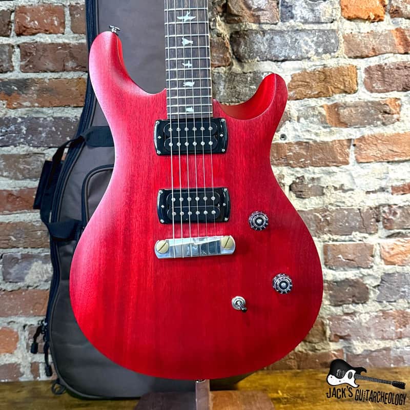 PRS SE CE 24 Standard Electric Guitar w/GB (2020s - Satin Red) image 1