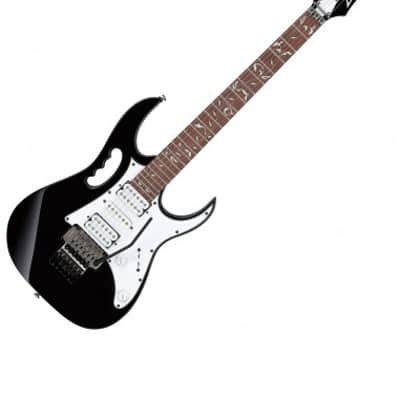 Ibanez JEMJR-BK Steve Vai Signature Black image 1