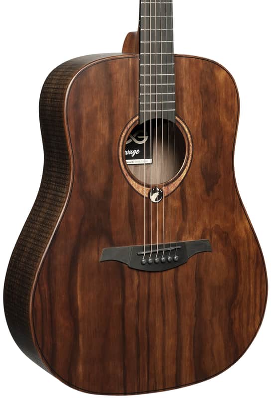 Lag Sauvage D Dreadnought Acoustic Guitar with Hybrid Case image 1