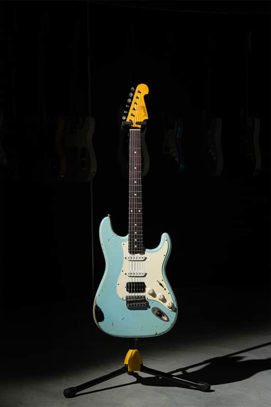 ICONIC Solana Studio JC Series - Sonic Blue over Black | Reverb
