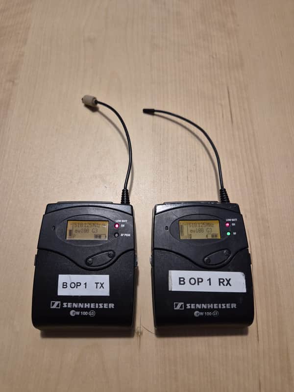 Sennheiser EW 100-ENG G3 - A Band 516-558MHz - Black image 1