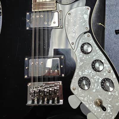 Schecter 12 string Electric guitar Stargazer 2018 - Black image 1
