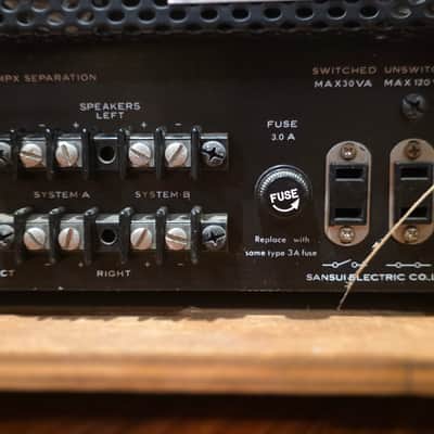 Vintage Sansui 3000A, 45W AM/FM Stereo ReceiveR POWER AMPLIFIER W/ Woods Case image 10