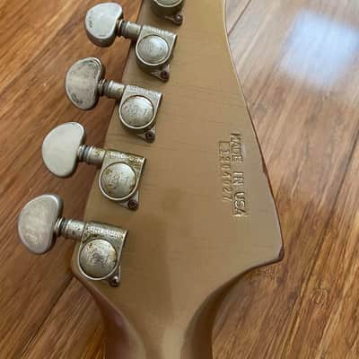 Washburn Rare USA Custom Shop Paul Stanley Starfire Time Traveller Aged Relic Golden Mist LTD w/Case image 16