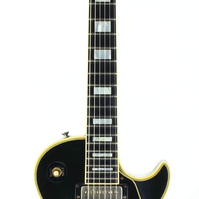 1973 Gibson Les Paul Custom BLACK BEAUTY Vintage Electric Guitar Original PAT # Pickups image 6