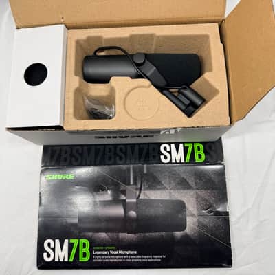 Shure SM7B Cardioid Dynamic Microphone 2001 - Present - Black image 7