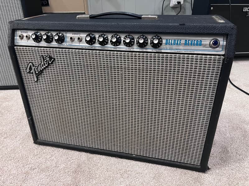 Fender Deluxe Reverb 1979 Silverface w/ EV Force 12 speaker image 1