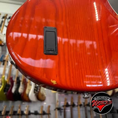 Ernie Ball Music Man Stingray 5 H 1999 Translucent Orange image 11