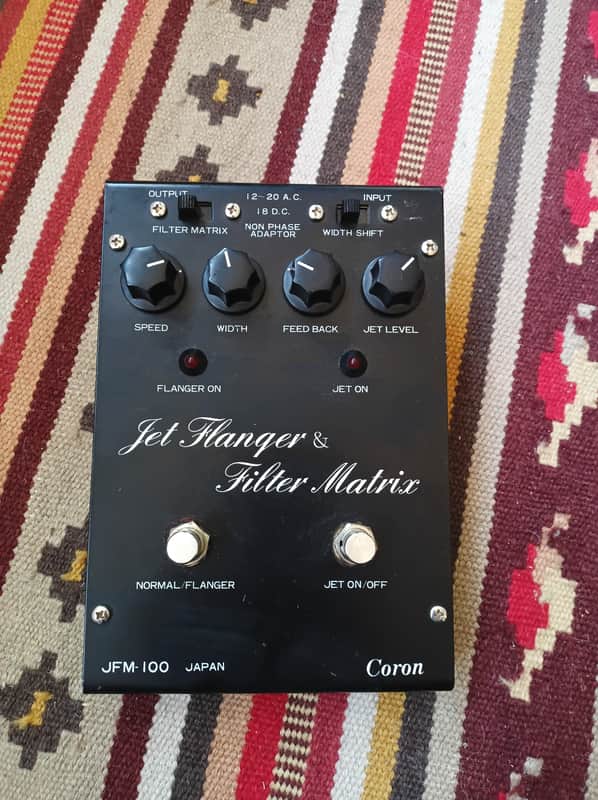 Coron JFM-100 Jet Flanger & Filter Matrix made in Japan w/box - Reticon SAD1024 image 1