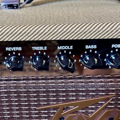 Peavey Classic 20 Guitar Combo Amplifier 1x12” Tweed ( 20W/5W/1W) Recording  USB Interface image 17
