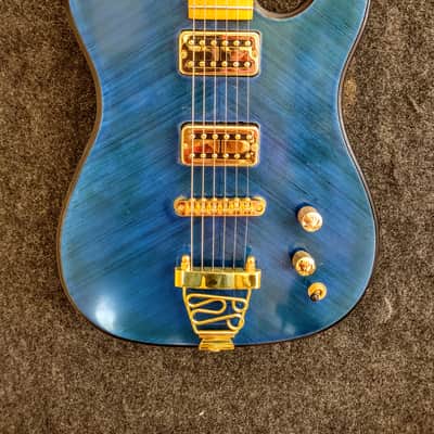 T style Occhineri custom blue Herring Bone top 2025 - Blue nitro image 2