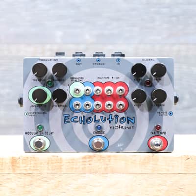 Pigtronix Echolution Unique Analog/Digital Dual Delay Effect Pedal w/Adapter Bild 1