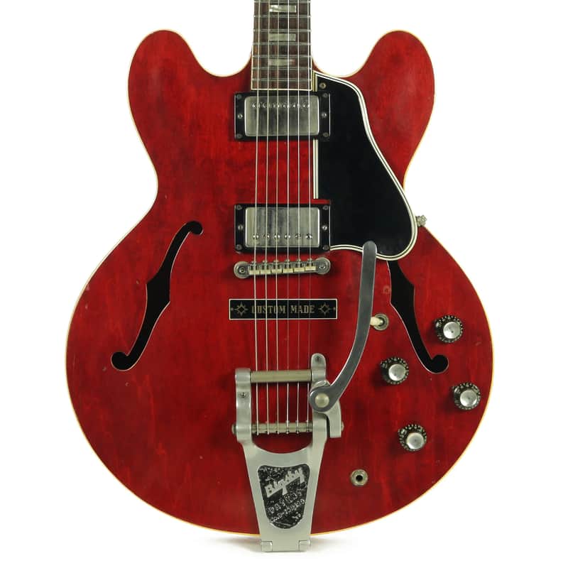 Gibson ES-335TD with Bigsby Vibrato, Block Inlays 1962 image 3