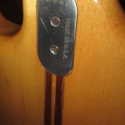 1979 Kramer DMZ4001 Electric Bass Natural w Original Hardshell Case image 9