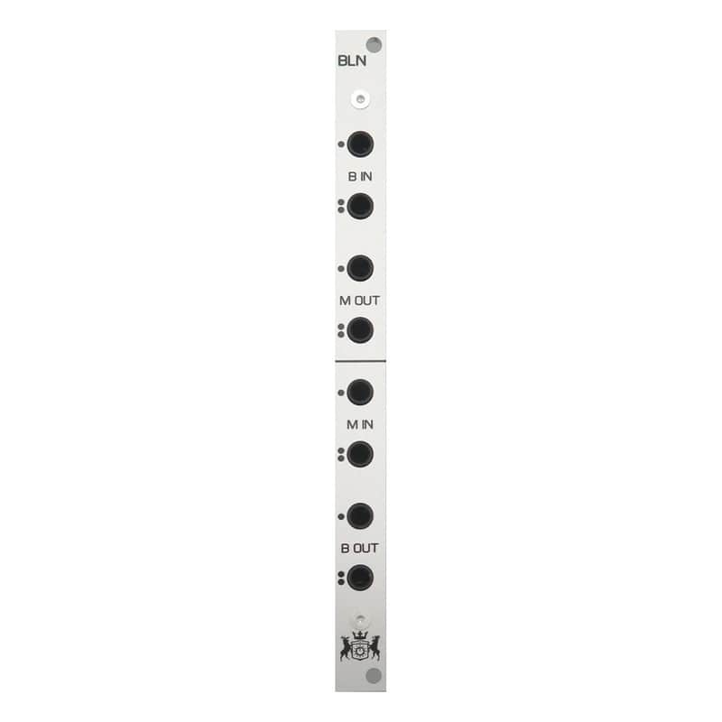 Michigan Synth Works BLN Eurorack 4 Channel Level Converter Module (Silver) image 1
