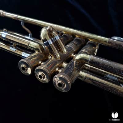 Extra early 40`s F.E Olds Ambassador Los Angeles Hubbard Morgan gamonbrass trumpet image 16
