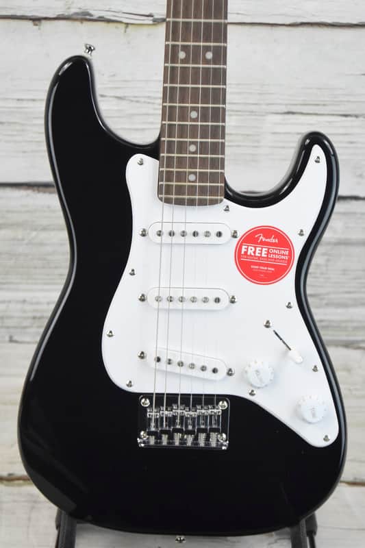 Squier Mini Stratocaster Electric Guitar - Black image 1