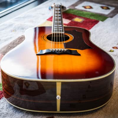 Gibson J-45 inspired Morris MG-60 Late 1970s - Made in Japan image 15