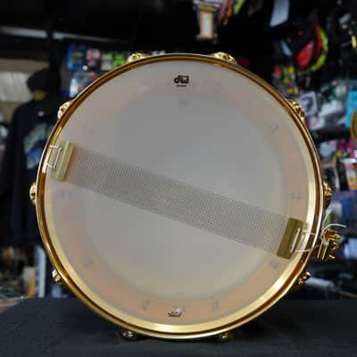 DW USA Collector's Series R30 "Starman" Neil Peart Signature Edge 6x14" Icon Snare Drum image 14
