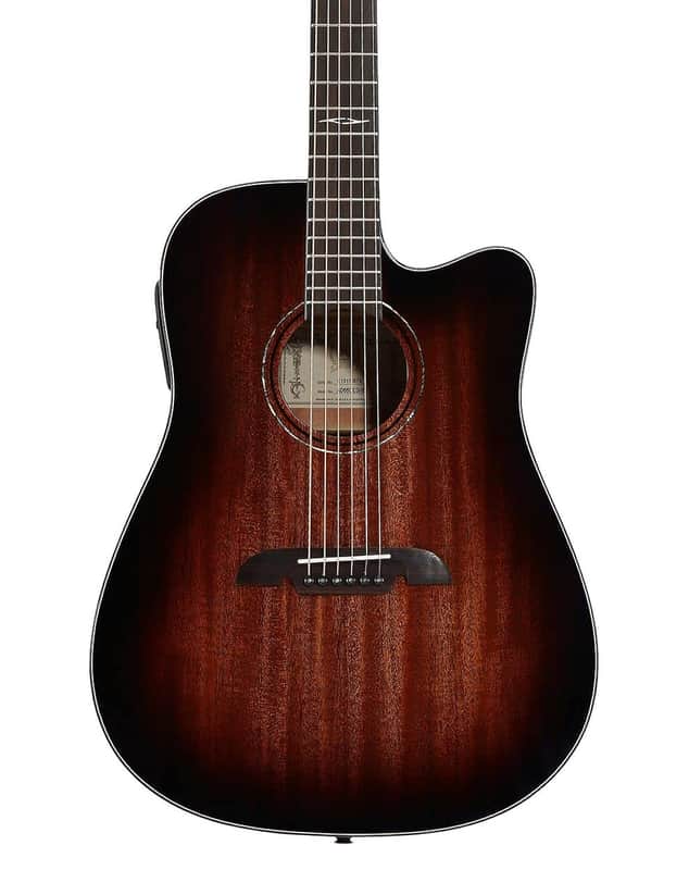 Alvarez AG66CESHB Deluxe Grand Auditorium Acoustic Electric Guitar - Mahogany image 1