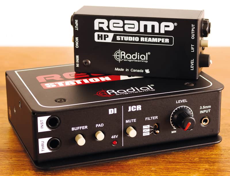 Radial Reamp Station Active Reamping Device with HP Passive Reamping Device -complete in-box pairing! image 1