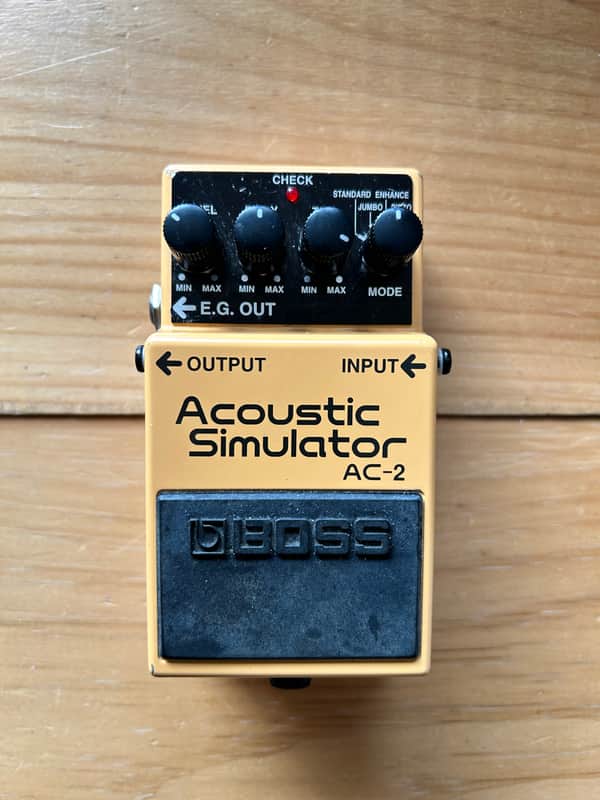Boss AC-2 Acoustic Simulator (Silver Label) 1997 - 2006 - Yellow image 1