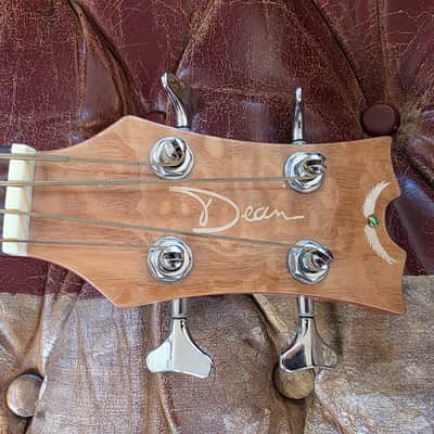 Dean Acoustic Electric Bass Guitar BRAND NEW Quilted Ash Exotica Active EQ image 11