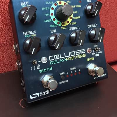 Source Audio Collider (SA263) Delay + Reverb Guitar Effect Pedal w