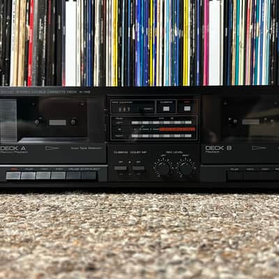 Yamaha K-142 Stereo Double Cassette Deck Tape Player Recorder Japan SERVICED ✅ image 2