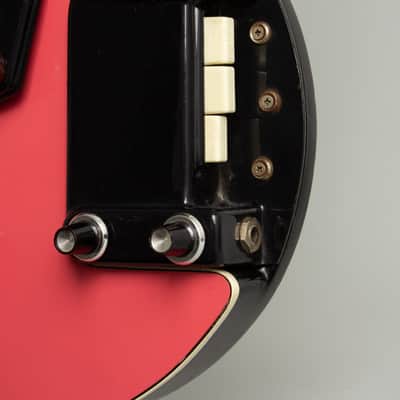 Wandre Soloist Semi-Hollow Body Electric Guitar (1964), black tolex hard shell case. image 13