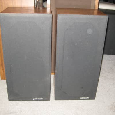 Vintage Polk Audio Original Monitor 5 Bookshelf speakers  Peerless Tweeters image 2