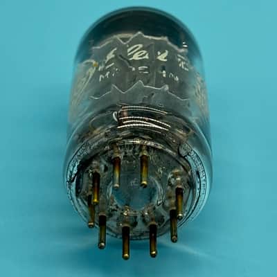 1963 GE 12AU7A ECC82 Vintage Short Gray Plate Halo Getter Preamp Tube! T325 image 6