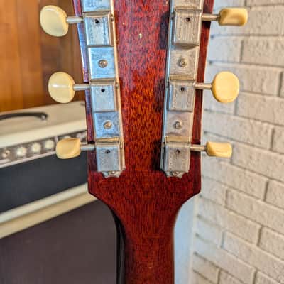Gibson J-45 Slope Shoulder Dreadnought Acoustic Guitar w/Case - Cherry Sunburst (1967) image 6