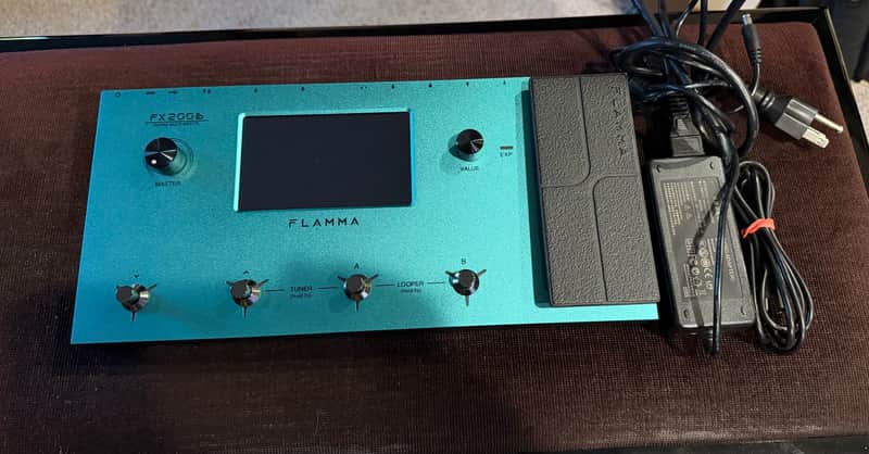 Flamma FX200 Guitar Multi-Effects 2023 - Present - Blue image 1