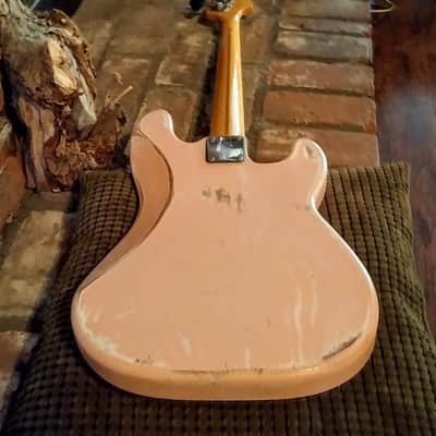 READ!!! 2-4-1 - FENDER - Precision Bass(es) Lefty - 1977 - Burst - Heavy Relic/Shell Pink image 14