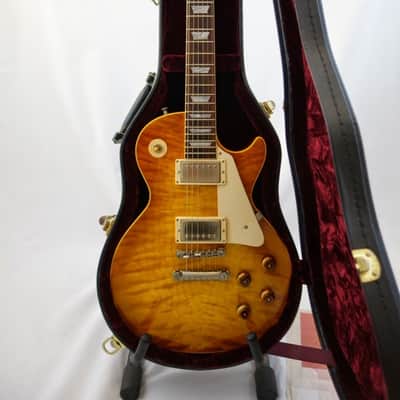 2001 Gibson Les Paul 1958 Reissue (R8) Custom Historic Quilted butterscotch burst image 12