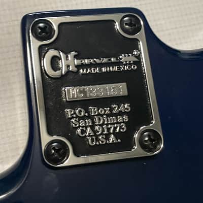 2013-14 Mexico Charvel San Dimas 2H Trans Blue Flame Guitar Body Floyd Ready (Excellent) image 14