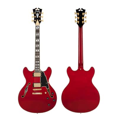 D'Angelico Excel DC Trans Cherry w/Gigbag image 6