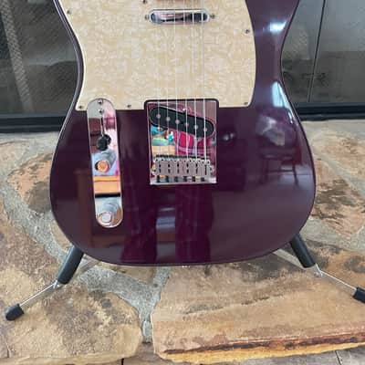 Fender Telecaster 93-94 - Red Wine with White Pick Guard image 2