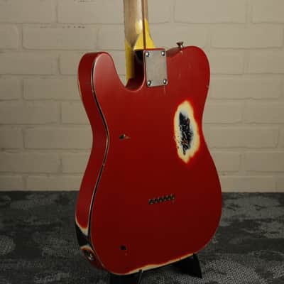 Nash T-57 Alder Dakota Red/Black Heavy Relic *Boat Neck* w/Nash Case #COL89 image 4