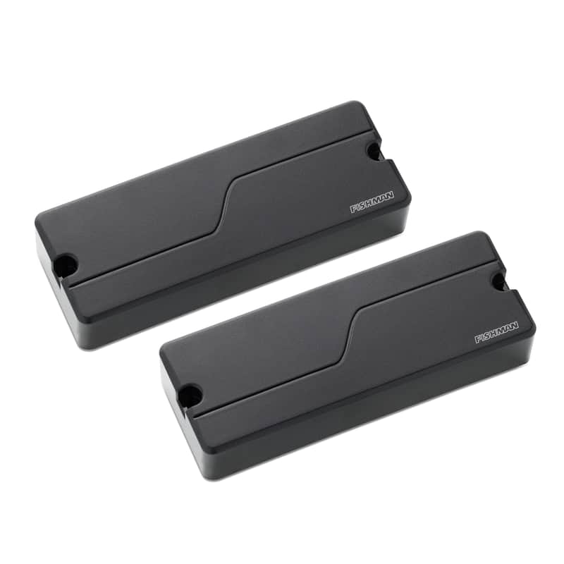 Mint Fishman Fluence Modern 3-Voice Active 8-String Guitar Humbucker Pickup Set, Black Plastic image 1