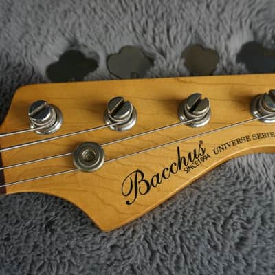 Bacchus Universe Series Jazz Bass - White image 12