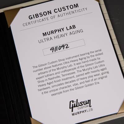 2021 - Gibson Custom Shop Made 2 Measure Murphy Lab '59 Les Paul Standard Murphy Painted Ultra Heavy Aged Abiline Sunset Burst image 19