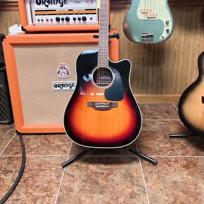 Takamine GD51CE BSB G50 Series Dreadnought Cutaway Acoustic/Electric Guitar 2010s - Gloss Brown Sunburst image 2