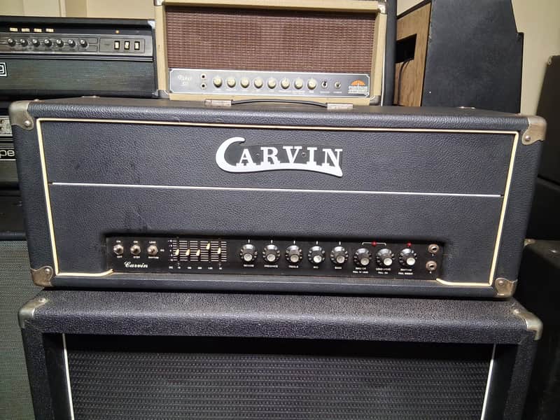 1980s Carvin X60b 60 Watt Guitar Amplifier Head w/ Reverb image 1