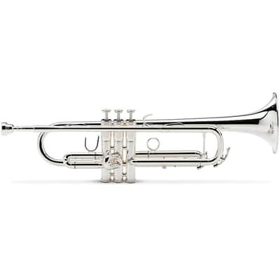 Jupiter JTR1100S Performance Series Bb Trumpet with Reverse Leadpipe Regular Silver plated Yellow Brass Bell image 1