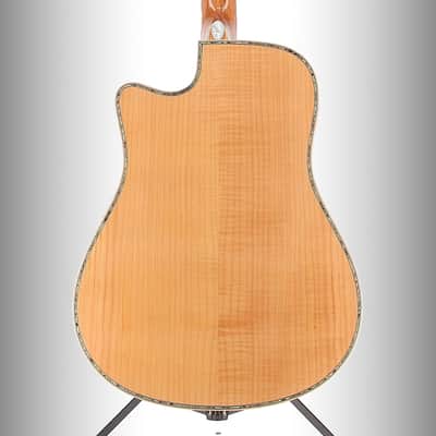 BC Rich 6-string Acoustic-electric with Maple Top, Maple Back and Sides, Flame Maple, Pro Setup (S1) (00053) image 2